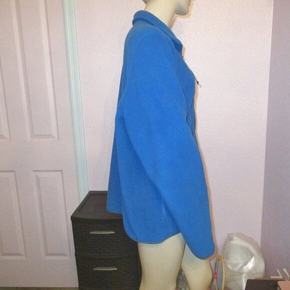 LL Bean Men's Jacket Size XL Blue Fleece Trail Full Zip Outdoor Hiking Layer - Picture 7 of 11